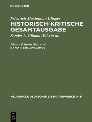 cover image of Die Zwillinge